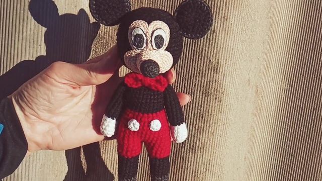  Вязаный Микки Маус Crochet Mickey Mouse