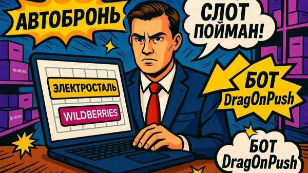 Автобронь поставок Электросталь 29.05.2025 с помощью бота автобронирования поставок DragOnPush