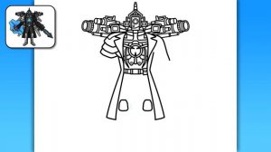 КАК НАРИСОВАТЬ НОВЫЙ УЛУЧШЕННЫЙ ТИТАН КАМЕРАМЕН 3.5 из