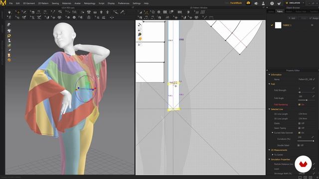 8-3D simulation of the head and pose of the character