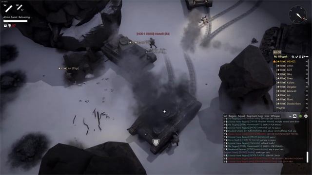 СТОЛКНОВЕНИЕ 2 ТАНКОВЫХ КОЛОНН В СЕРДЦЕ ФРОНТА