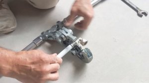 Опрессовка металлопластиковой трубы пресс-фитингами