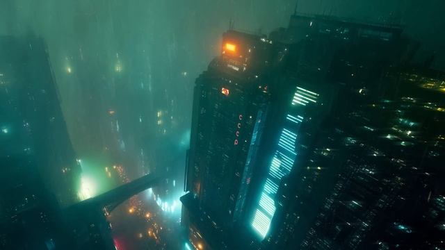 CCCP - Blade Runner Ambience - Pure Cyberpunk Ambient Music For Focus - Deep Synth Music & Rain