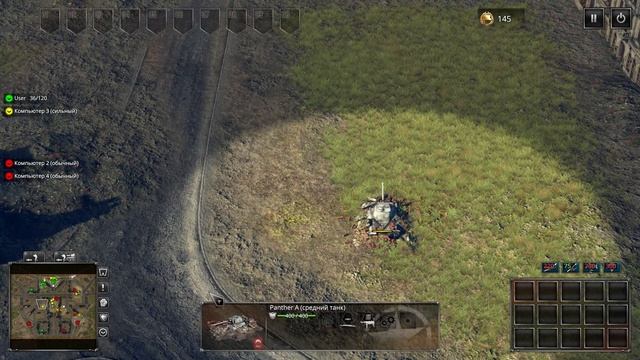 Sudden Strike 4 Схватка #2 (играем с ботами) смотреть онлайн