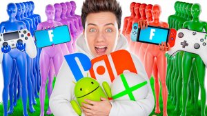 ВСЕ ДЕВАЙСЫ ВСТРЕТИЛИСЬ В 1 ИГРЕ в Фортнайт