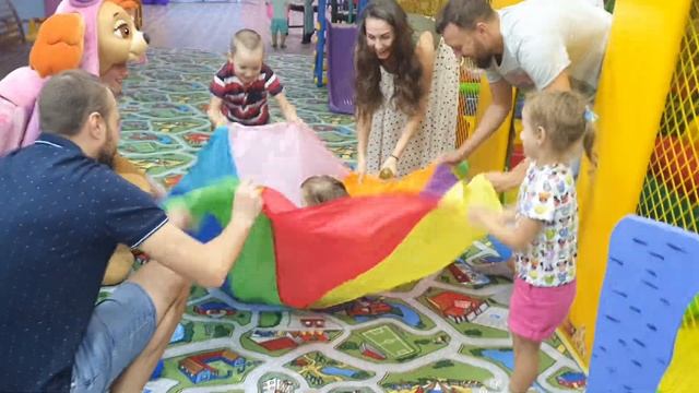 Скай из мф Щенячий патруль в детском кафе Песочница г. Краснодар