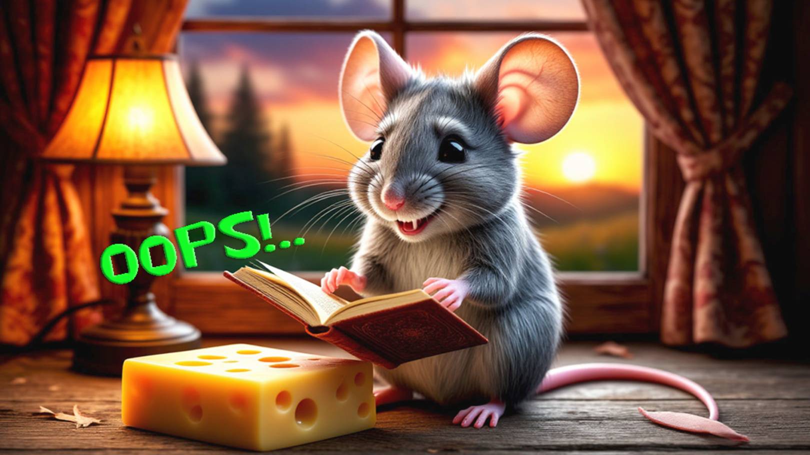 Мышонок: "Муравьи долго трудились, но гусеница их опередила..." смотреть онлайн