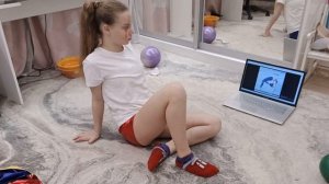 Челлендж Гимнастика. йога элементы на Хэллоуин 2 часть