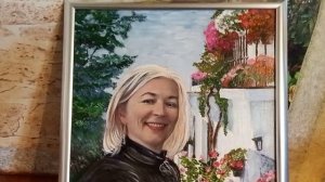 Картина. Портрет по фото. Заказать. Современный стиль. Портрет молодой женщины. Краски. Доставка РФ
