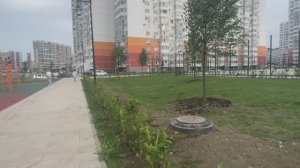 Анапа. Строительство Черноморского парка и детского садика на Пустошкина,16. Ч. 2.