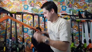 как установить лыжи на трюковой самокат