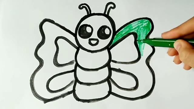 Draw a Butterfly for Kids \ Рисовать Бабочка для Детей смотреть онлайн