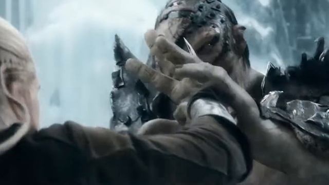 Леголас против Болга | Азог сражается с Торином | Хоббит: Битва Пяти Воинств смотреть онлайн