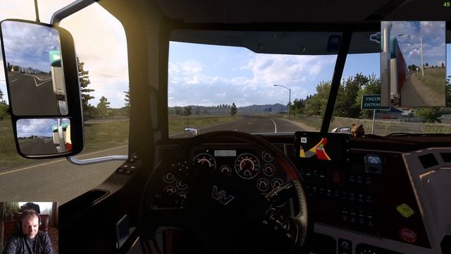 American Truck Simulator сезон 1 серия 8 Монтана делаем фотки смотреть онлайн