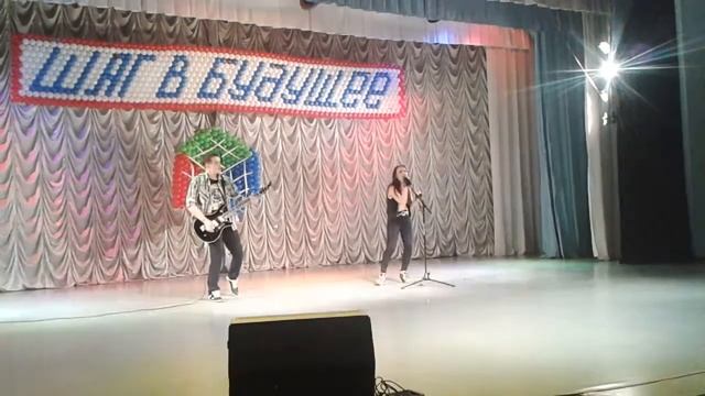 "Touch too much" cover AC/DC - (Настя и Кирилл) женский вокал смотреть онлайн