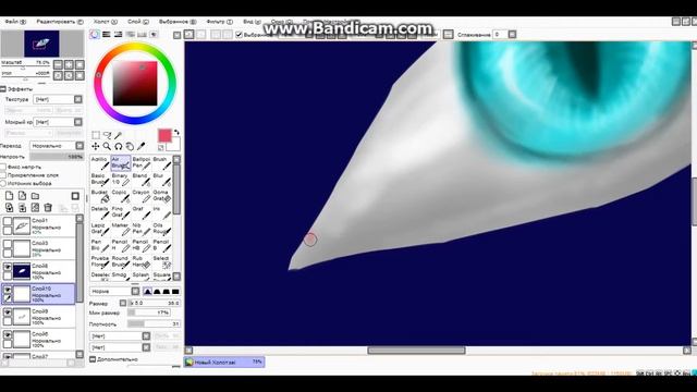Глаз дракона - Easy PaintTool Sai - Speedpaint смотреть онлайн