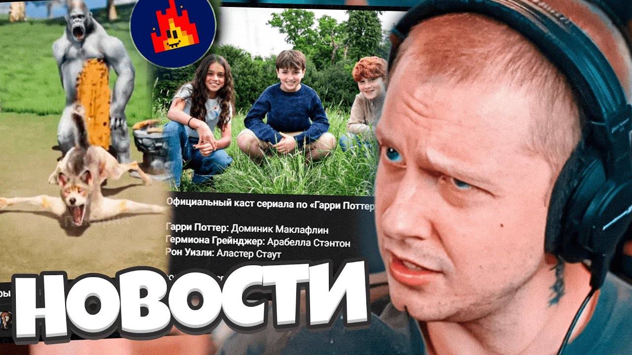 СТИНТ В ШОКЕ С НОВОСТЕЙ / Новый Гарри Поттер, Реклама в мобильных играх, Штраф за стикер #11 смотреть онлайн