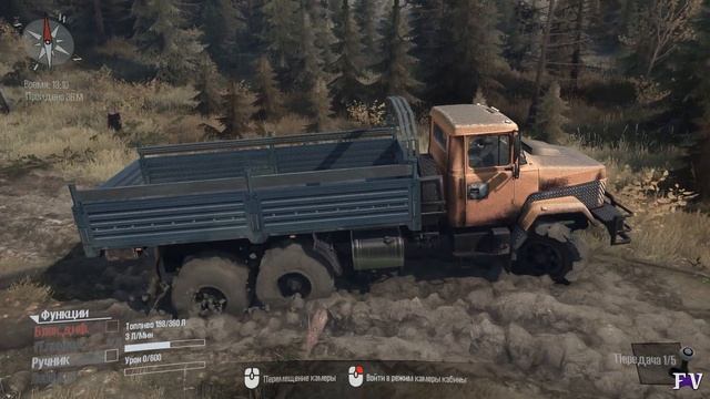 Spintires Mudrunner: Краз-6510-65053 [v.1.0] смотреть онлайн