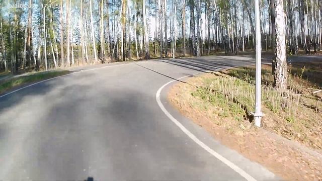 Лыжероллерная трасса в Верхней Пышме смотреть онлайн