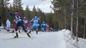 Большунов мощно выигрывает марафон на 70 км / Иван Доку?