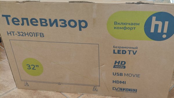 телевизор Hi HT-32H01FB (без интернета) — обзор.