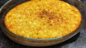Запеканка творожная с яблоками и морковкой