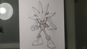 Как нарисовать - Ёж Сильвер | How To Draw Silver the Hedgehog