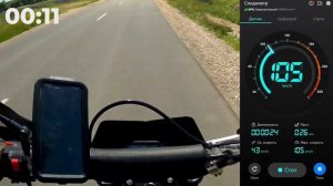Разгон до 100 км/ч (на обкатке) RegulMoto Sport 003 300 PR PRO (4 valves, 6 gears) 2024г.