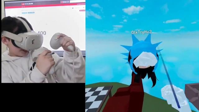 ИГРАЮ РОБЛОКС В ОЧКАХ ВИРТУАЛЬНОЙ РЕАЛЬНОСТИ | ROBLOX VR