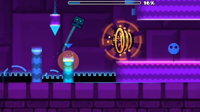 прохожу все уровни в Geometry DASH Word