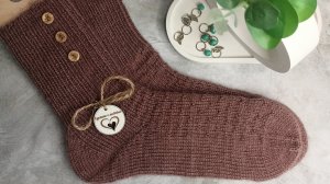 Делюсь полезной информацией о носках связанных на круговых спицах