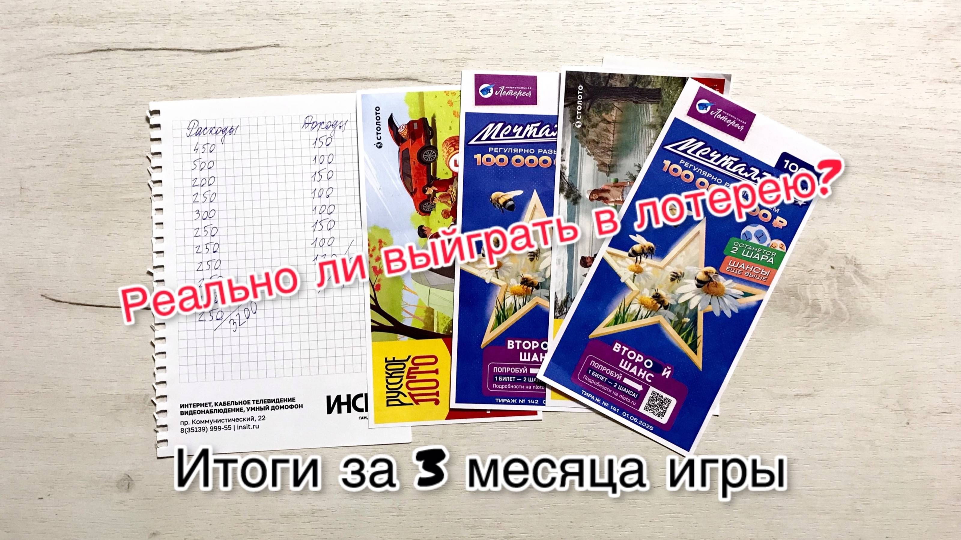 РЕАЛЬНО ЛИ ВЫЙГРАТЬ В РУССКОЕ ЛОТО и МЕЧТАЛЛИОН?! Итоги за 3 месяца игры смотреть онлайн