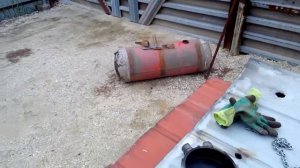 Баллон ГБО 130 литров после 12 лет на ГАЗели.