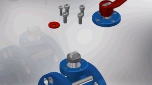 Кран шаровой DN50 PN16 фланцевый/Ball valve with manual actuator DN50 PN16 flan