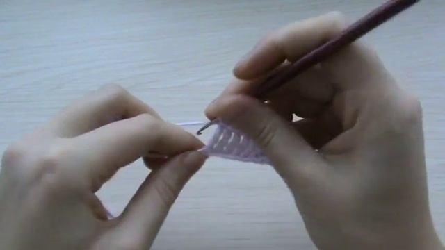 Вязание крючком. Урок 4 - Столбик с двумя накидами | Treble Crochet
