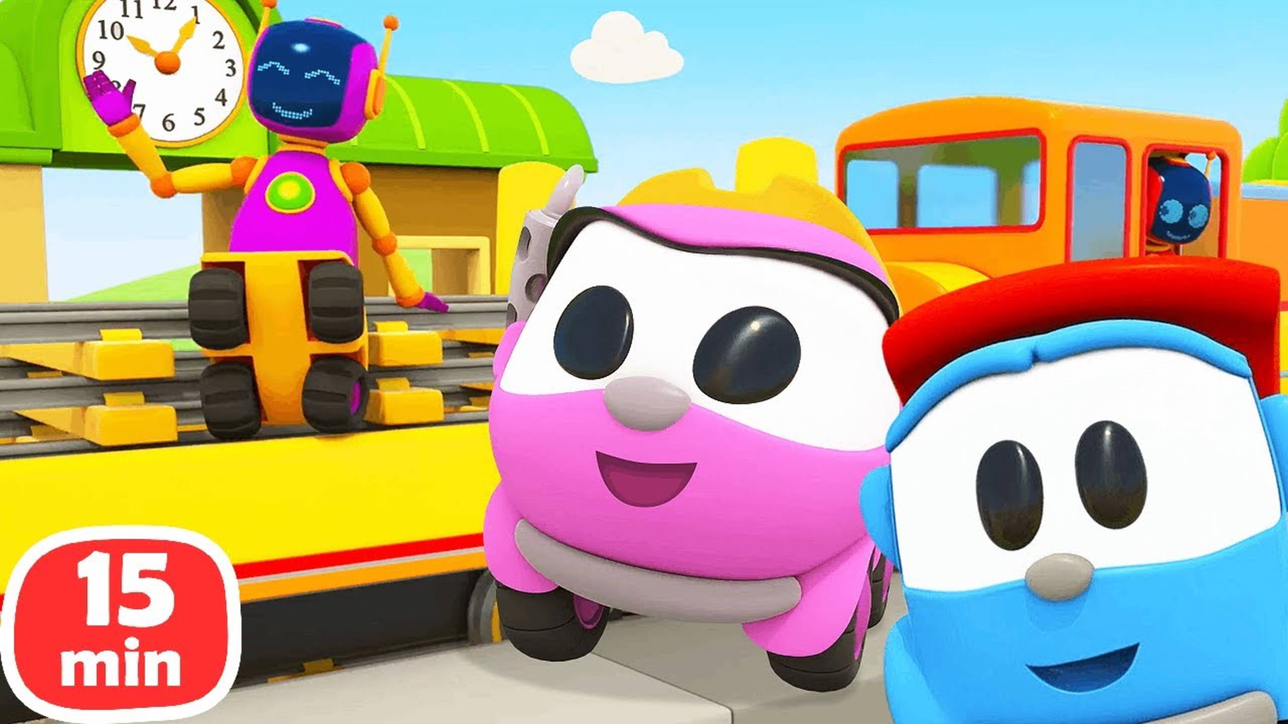 Железная дорога и вертолётные гонки! Играем с Грузовичком Левой смотреть онлайн