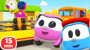 Железная дорога и вертолётные гонки! Играем с Грузовичком Левой