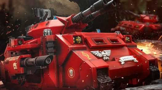 Blood Angels Predator Annihilator with Twin Lascannons Анонс от JOYTOY смотреть онлайн