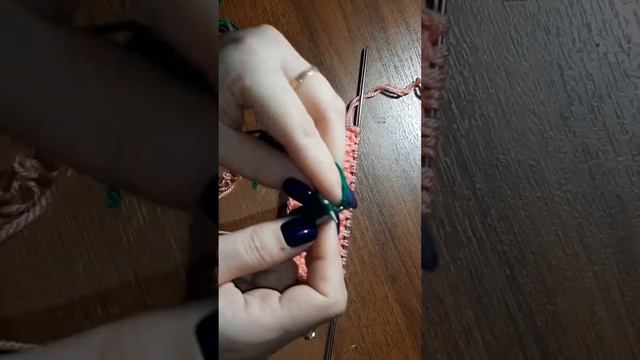 Очень пышная резинка спицами смотреть онлайн