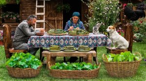 Домашняя Говяжья Долма в Виноградных Листьях