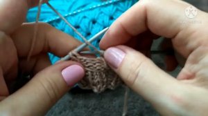 УЗОР СПИЦАМИ С ВЫТЯНУТЫМИ ПЕТЛЯМИ