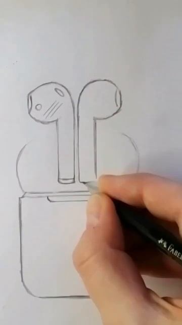 #shorts 🎧 Как Нарисовать Беспроводные НАУШНИКИ / Drawing wireless headphones / How to draw смотреть онлайн