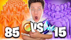 85 БРОНЗ VS 15 НЕРЕАЛЬНЫХ в Фортнайт