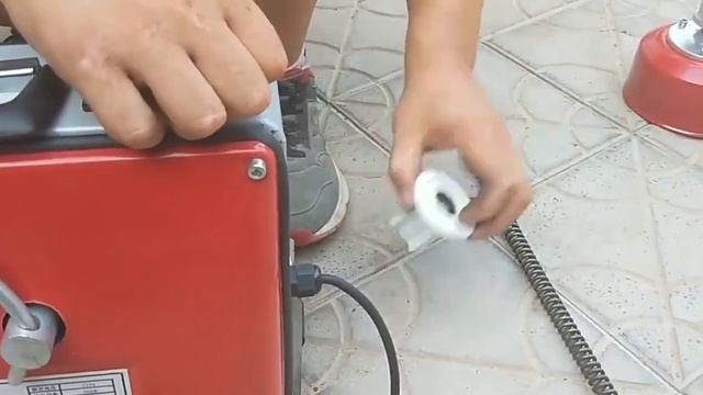 Прочистная машина для труб и канализации 20м 390Вт