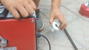 Прочистная машина для труб и канализации 20м 390Вт