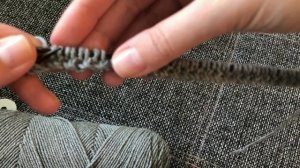 Шарф резинкой 1х1