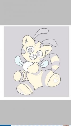 как ярисовал Кэт би из Поппи плейтайм