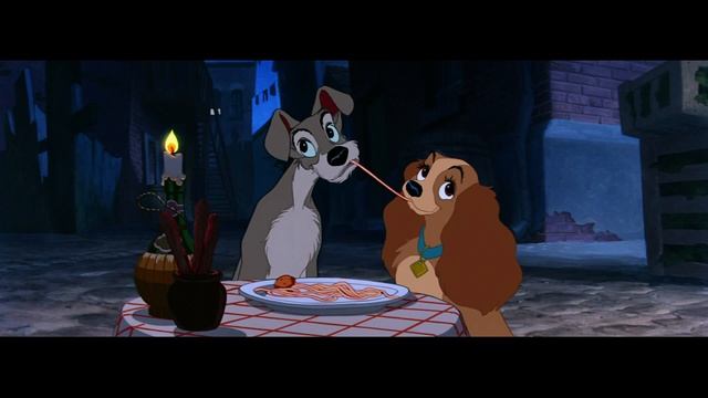 Леди и бродяга - Bella Notte - Lady and the Tramp (Анимационный фильм 1955) смотреть онлайн