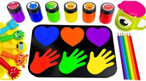 Мультики про разноцветные слаймы для малышей. Мультики для детей. Яркие Мультики - залипалки