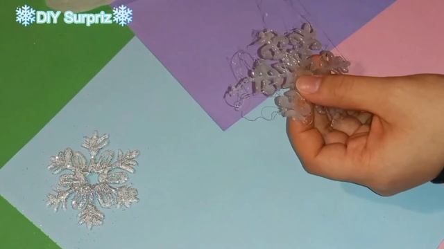 Yeni ilə aid mini qar dənəciyi düzəltmək.Как сделать новогоднюю снежинку.❄DIY Surpriz❄ смотреть онлайн